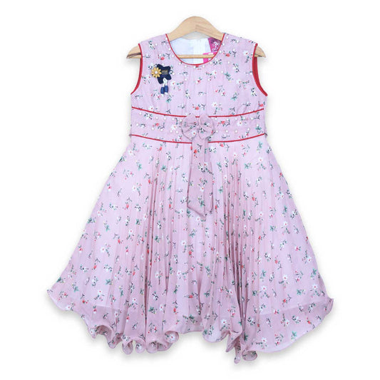 Printed Chiffon Frock