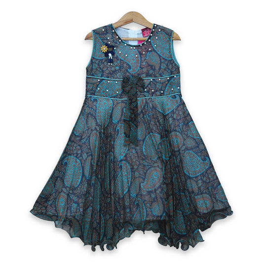 Printed Chiffon Frock