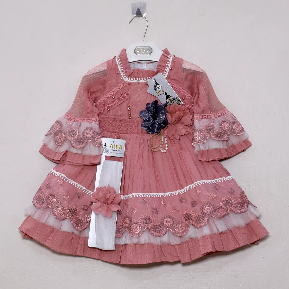 Baby Cotton Frock (2 Piece)