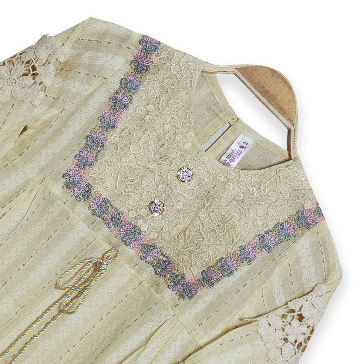 Cotton Embroidery Kurti 2Pc